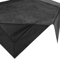 Obrus 85 x 85 Dekoracyjny Velvet Czarny