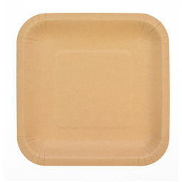 Talerzyki papierowe kraftowe - 18 cm - 8