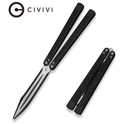 Nóż treningowy motylek Civivi Dracolisk Black Aluminium, Black