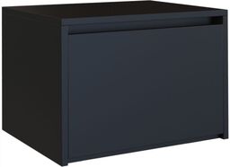 Szafka nocna, stolik, K1, 45x38x34 cm, czerń, mat