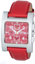Zegarek CHRONOTECH CT7280-04. Kwarcowy, Kolor czerwony. Mężczyzna.