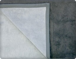Greno Koc bawełniano-akrylowy 150x200 stalowy popielaty Glamour