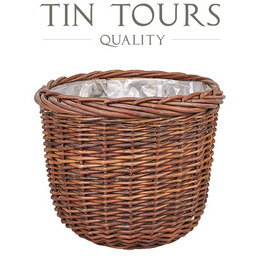 OKRĄGŁY KOSZ WIKLINOWY 32x32x28 cm