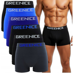 BAMBUSOWE BOKSERKI MĘSKIE MAJTKI ELASTYCZNE BEZSZWOWE KOLOROWE 6
