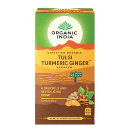 Herbata Tulsi Turmeric Ginger Organic India (25 torebek)
