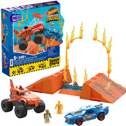 Hot Wheels Zestaw Monster Truck Tiger Shark Bloks