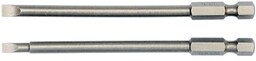 Yato Końcówki wkrętakowe 1/4'', płaskie: 4x100mm; 5x100mm YT-0484