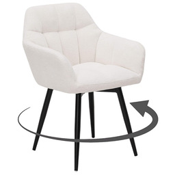 Krzesło obrotowe FREJA RAVEN #21 noga czarna