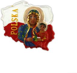 Magnes kontur mały Matka Boska