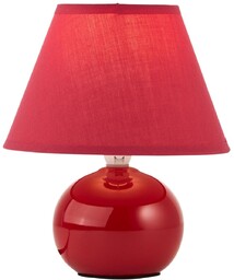 Brilliant Lampa stołowa kulista Primo 61047/01 z abażurem