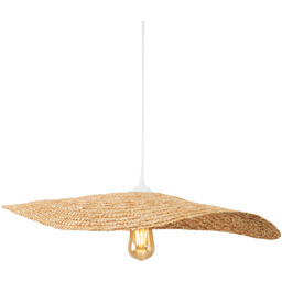 NAP lampa wisząca okrągła słoma naturalna pleciona fi