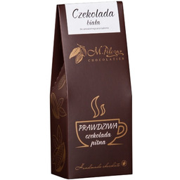 Prawdziwa czekolada pitna M.Pelczar Chocolatier - Biała 200g