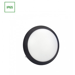 NYMPHEA OMNI BLACK E27 230V IP65 IK08 FI300X90MM