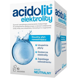 ACIDOLIT Elektrolity preparat nawadniający dla niemowląt suplement diety