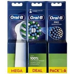 ORAL-B PRO Cross Action White EB50RX-6 końcówki