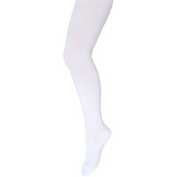 Dziewczęce rajstopy bambusowe KidsMed białe Milusie