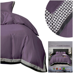 Pościel 140 x 200 2cz Jednolita z Falbaną