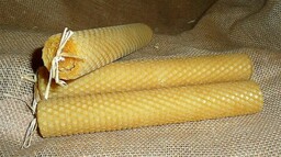 Świeca z wosku pszczelego G (zwijana) 20cm -