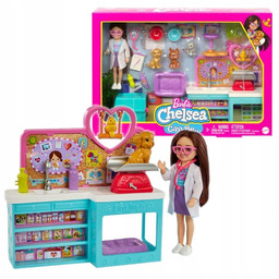 Mattel Barbie Chelsea Zestaw Weterynarz