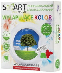 Smart Eco Wash Biodegradowalne chusteczki wyłapujące kolor -