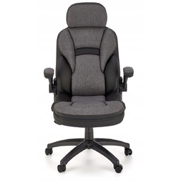 Krzesło Obrotowe Biurowe Valerio Czarne Popielate Ergonomiczne