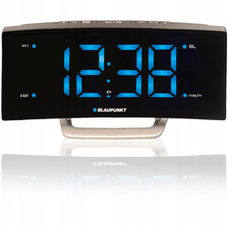 Blaupunkt Radiobudzik 2 Alarmy Duże Cyfry CR7BK