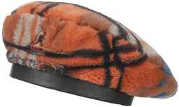 Czapka Baskijska Faux Fur by Kangol, pomarańczowy, cm