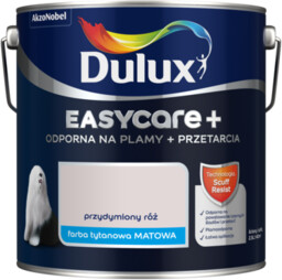 Farba tytanowa Dulux EasyCare+ Plamy+Przetarcia Przydymiony Róż 2,5
