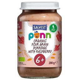 SALVEST PÕNN BIO Maliny z płatkami zbożowymi, 200g