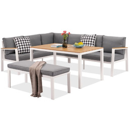 Komplet wypoczynkowy z narożnikiem Zakintos Comida 5