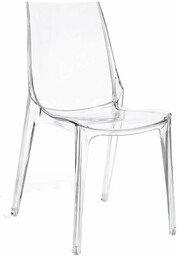 Krzesło Vanity transparentne z tworzywa
