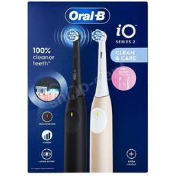 Oral-B iO 2 DUO Night Black/Calm Pink Zestaw