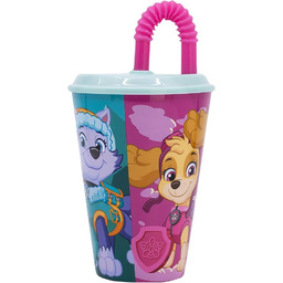 Stor Szklanki wielokrotnego użytku z pokrywką i słomką