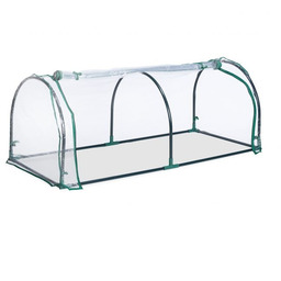 Przezroczysta mini szklarnia do roślin 50x130x60cm, kolor ciemnozielony