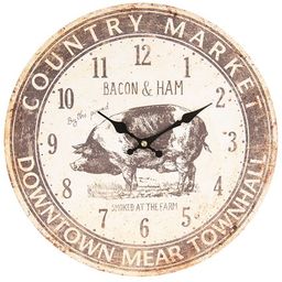 Zegar Ścienny Country Market Clayre & Eef