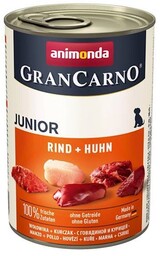 ANIMONDA GranCarno Junior smak: Wołowina + kurczak 12