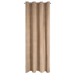 Design 91 Zasłona 140x250 Rosa beżowa ciemna welurowa