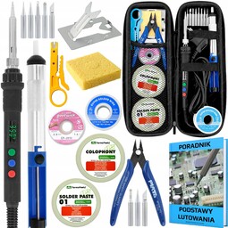 Lutownica Precyzyjna 80W Zestaw W Etui Poradnik Akcesoria