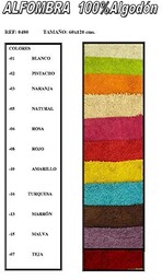Duffi Home dywan, pomarańczowy, 60 x 120 cm