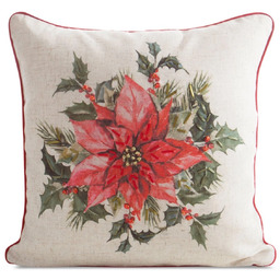 Poszewka bożonarodzeniowa czerwono-zielona PSWA-335