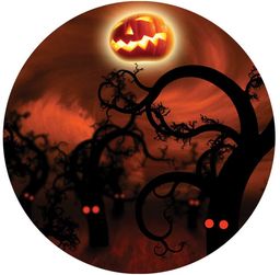 Dekoracyjny opłatek tortowy Halloween - 20 cm