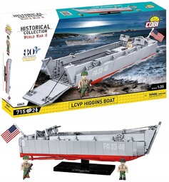 Klocki Cobi 4849 Łódź Higginsa 80 rocznica D-Day