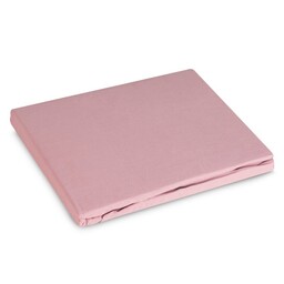 Eurofirany Prześcieradło z gumką 100x200 Basic pudrowe różowe