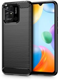 TECH-PROTECT TPUCARBON XIAOMI REDMI 10C Czarne