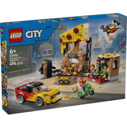 LEGO My City 60496 Dostawa pizzy z pojazdami