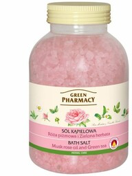 Sól Kąpielowa Róża Piżmowa i Zielona Herbata, Green