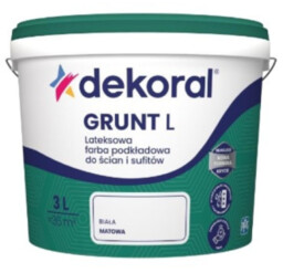 Dekoral Grunt L Lateksowa Farba Podkładowa do Ścian