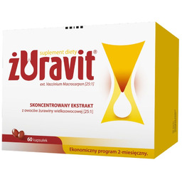 ŻURAVIT Suplement diety wspomagający prawidłowe działanie układu moczowego