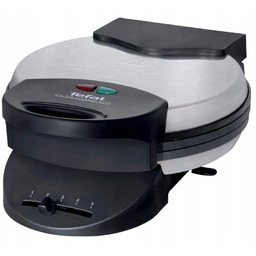 Gofrownica Tefal WM310D stal nierdzewna czarna 1000W