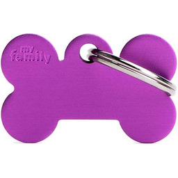 My Family tag Big Bone Aluminiowa fioletowa płyta